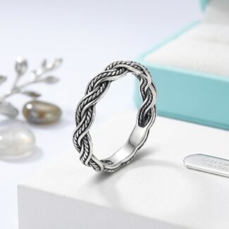 925 Twisted band ring