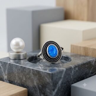 Antique Silver Opal ring