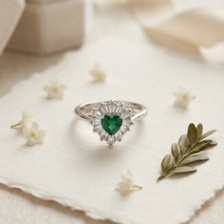 Big love zircon ring