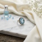 aquamarine stone ring