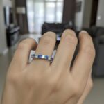925 Zirconia stone band ring