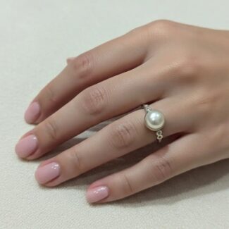 925 real pearl ring