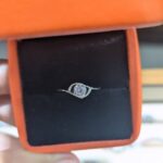 Twist zircon silver ring