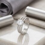 21KRT Zircon ring