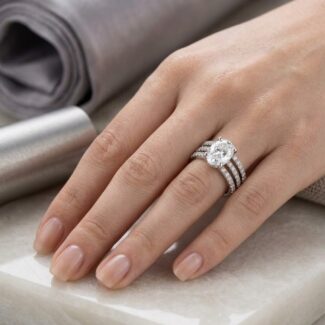 21KRT Zircon ring
