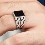 Square Aqeeq Ring