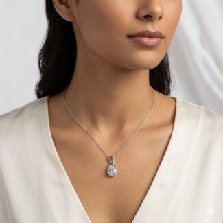 silver Swan pendent