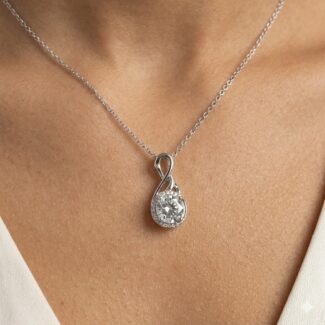 silver Swan pendent